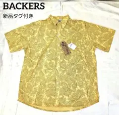 新品　タグ付き　BACKERS　バッカーズ　柄　半袖　シャツ