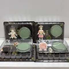 海洋堂　ミニチュアアンティークミュージアム　４個セット