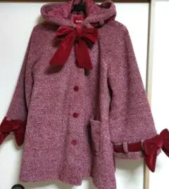 タイムセール❗ピンクハウス❤️可愛いりぼんのコート