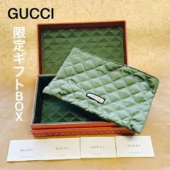 希少・非売品GUCCI 豪華ギフトボックス＆ポーチ アールデコ調 限定デザイン