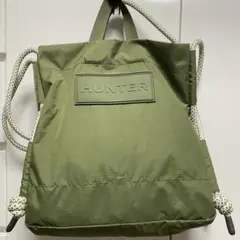 美品◆ HUNTERハンターA4ショルダーバッグ/LIN-ライキングリーン