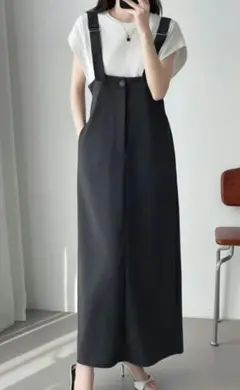 【ABITOKYO】バックスリットジャンパースカート