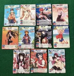 サンデーvsマガジン カードゲーム ラブひな ネギま 11枚セット
