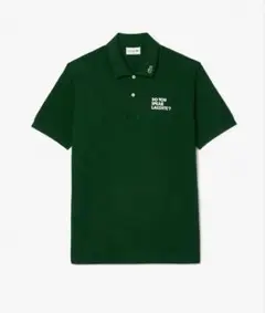 美品 LACOSTE オーガニックコットン鹿の子 半袖ポロシャツ 4