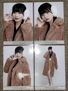 乃木坂　生写真　37thアンダラ　テディベアコート　岡本姫奈　コンプ