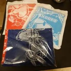 【スヌーピータオル3枚セット】