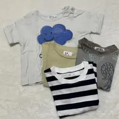 半袖Tシャツ　4点セット　80サイズ