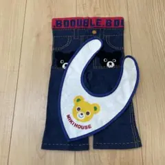 ミキハウス デニム風レッグウェア 95cm未満　ミキハウス　スタイ
