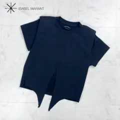 美品 イザベルマラン 変形半袖カットソー ブラック サイズM*FD415