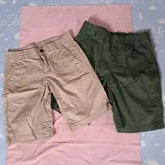 UNIQLO ハーフパンツ 150 2枚セット