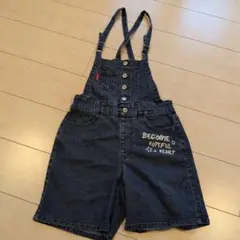 Rerek デニム ショートオーバーオール
