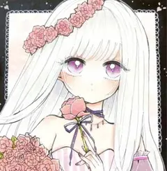 オリジナルイラスト * ばら摘みのしょうじょ