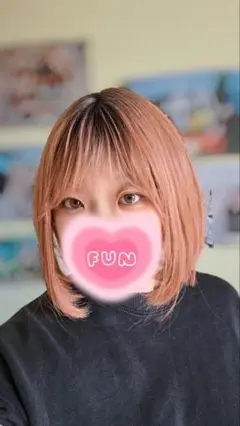 サロンカラーフルウィッグ ナチュラルCカールボブソニア (ミスティ原糸)