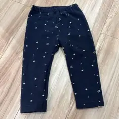 UNIQLO ベビー 星柄 レギンス 80cm 冬用