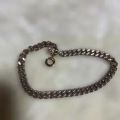 シルバー＆金メッキチェーンブレスレット