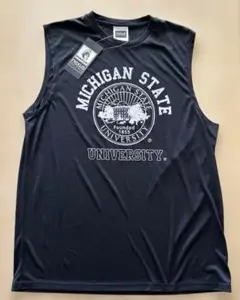 MICHIGAN STATE UNIVERSITY タンクトップ BLACK