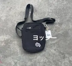 Stussy ブラック ショルダーバッグ