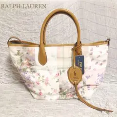 新品 RALPH ラルフローレン 花柄 パッチワーク トート バッグ 中村アン