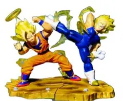 ドラカプ ドラゴンボールZフィギュア【 超サイヤ人2孫悟空vs魔人ベジータ 】