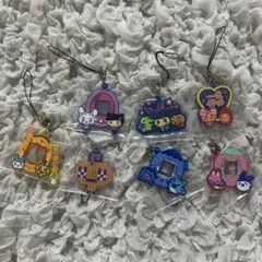 たまごっち　一番くじ　F賞　きらきらラバーチャーム　7点セット