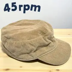 45rpm /コーデュロイ ヨットキャップ 1 ベージュ系 レディース 日本製