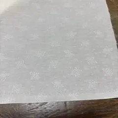 未使用 コットン生地 小花柄 アイボリー・クリーム色 巾110x205 綿 手芸