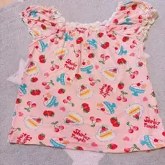 難有Shirley Temple ケーキ柄 Tシャツ 120 シャーリーテンプル