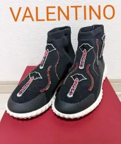 ヴァレンティノ ガラヴァーニ ハイカットスニーカー シューズ 靴 ビジュー 美品