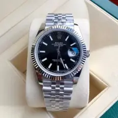 ROLEX デイトジャスト 自動巻き ブラック