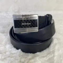 Savile Row レザー ベルト ブラック