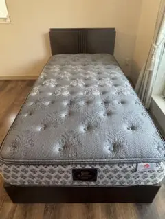 Serta収納付きシングルベッド　Sealyマットレス付き