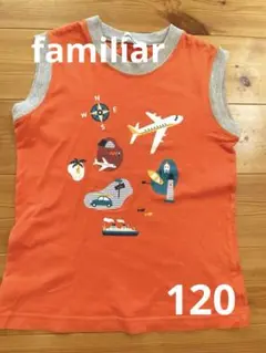 familiar 旅行デザイン タンクトップ 120