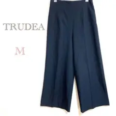 トルディア パンツ ワイドパンツ ズボン ネイビー フォーマル 仕事 M