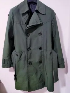 D&G トレンチコート ナイロン カモフラージュプリント※シワ加工