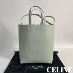 2212-55|極美品|セリーヌ バーティカル カバ スモール ミントグリーン