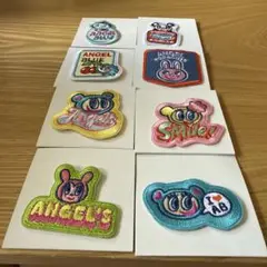 エンジェルブルー　ANGELBLUE ししゅうステッカー
