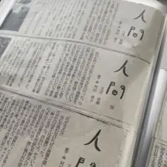 レア 又吉直樹 新聞連載 人間 切り抜き