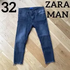ZARA ブラックデニム　メンズ32