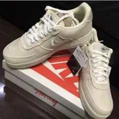 STUSSY NIKE AIR FORCE 1 LOW FOSSIL STONE