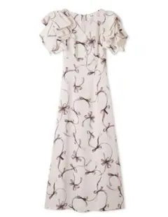 新品 snidel Sustainableリボンプリントワンピース ✨②