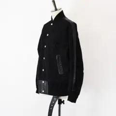 高級 即完売 sacai サカイ レザー オーバーサイズ ボンバー スタジャン