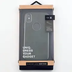 新品 未使用 iPhone X XS 保護 ケース スマホ 高級感 グリーン