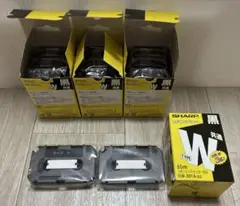 SHARP ワープロリボンカセット タイプW 黒 RW-301A-B3
