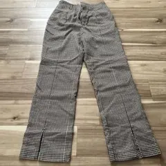 ローリーズファーム　パンツ　千鳥柄