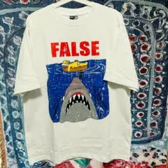 The Simpsons ジョーズ ティーシャツ 半袖 メンズ L XL 白