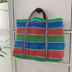 アジアン　メッシュバッグ　かごバッグ