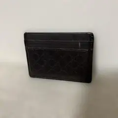 グッチ茶色レザー GG名刺入れ　カードケース