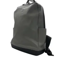 MOLESKIN モレスキン レザー リュック バックパック グレー×ブラック