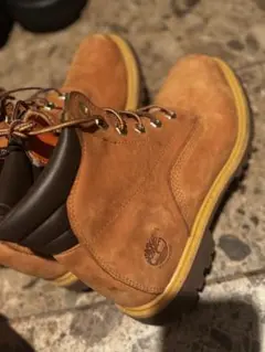 Timberland ブラウン スエード ハイカットブーツ