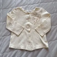 JILL STUART クリーム色 カーディガン 80 女の子 トップス 長袖